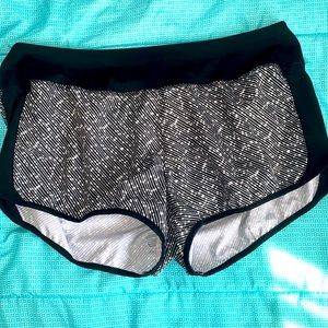 Nike Black and white running shorts
